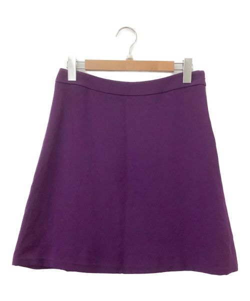 MIU MIU（ミュウミュウ）MIU MIU (ミュウミュウ) スカート パープル サイズ:42の古着・服飾アイテム