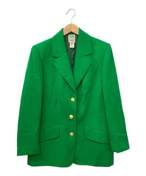 CELINE（セリーヌ）CELINE (セリーヌ) ジャケット グリーン サイズ:38の古着・服飾アイテム