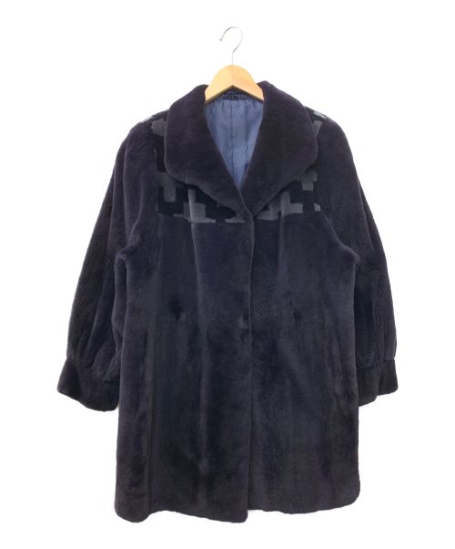 SAGA MINK（サガミンク）SAGA MINK (サガミンク) ファーコート ネイビー サイズ:FREEの古着・服飾アイテム
