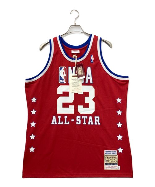 MITCHELL & NESS（ミッチェルアンドネス）MITCHELL & NESS (ミッチェルアンドネス) Throwback Jersey Michael Jordan 1989 NBA All-Stars レッド サイズ:XL 未使用品の古着・服飾アイテム