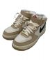 NIKE（ナイキ）の古着「AIR FORCE1 MID Pale Ivory and Shimmer」｜ベージュ×ホワイト