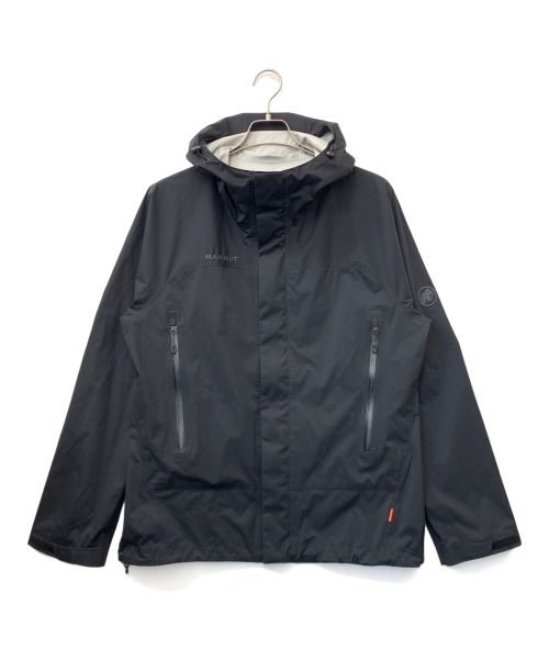 MAMMUT（マムート）MAMMUT (マムート) マイクロレイヤー ハードシェル フーデット ジャケット ブラック サイズ:XLの古着・服飾アイテム