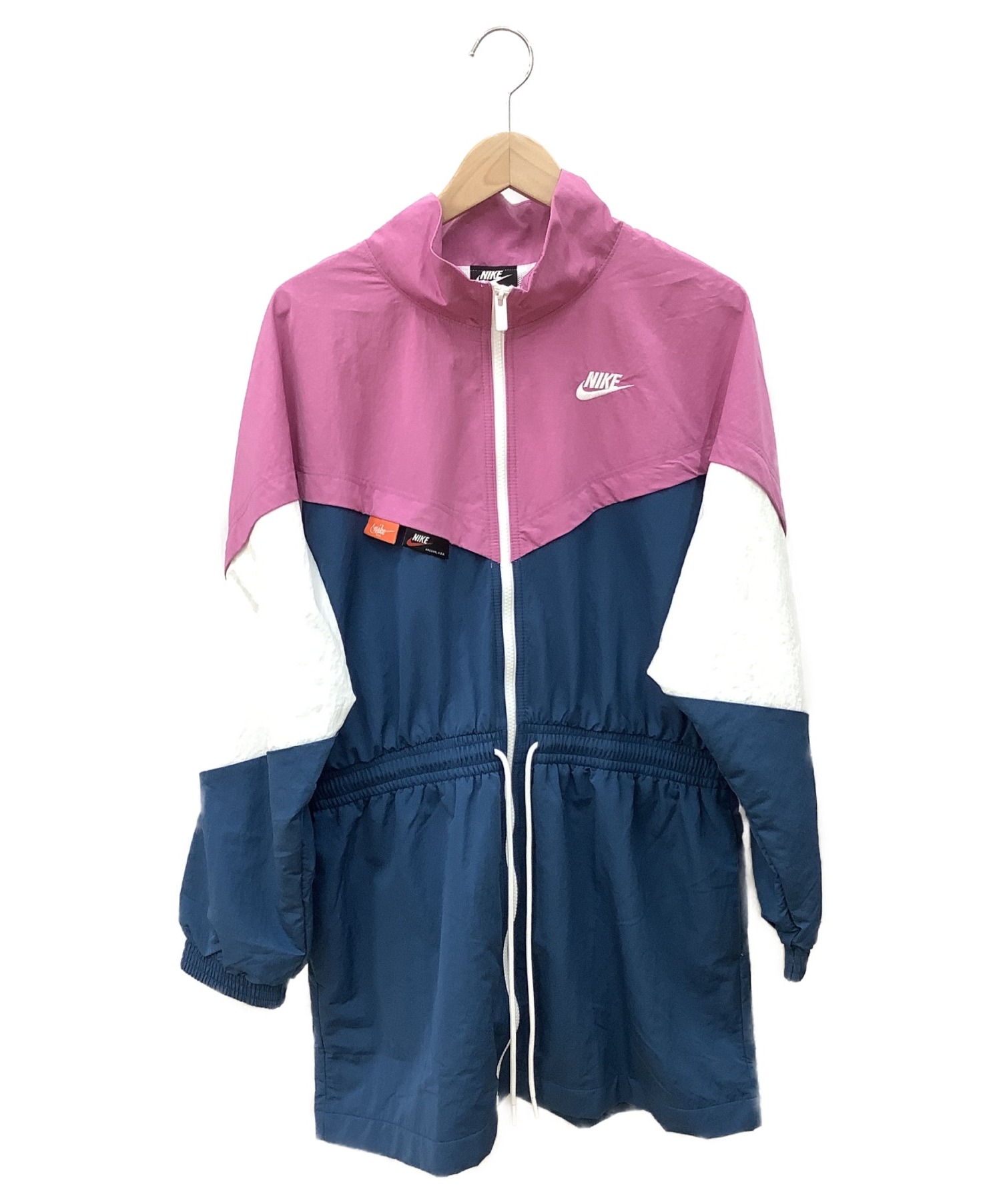 中古 古着通販 Nike ナイキ ウーブントラックジャケット ピンク ブルー サイズ M 未使用品 ブランド 古着通販 トレファク公式 Trefac Fashion