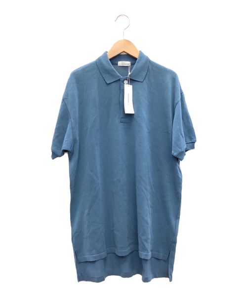 nanamica（ナナミカ）nanamica (ナナミカ) サマーニットポロシャツ ブルー サイズ:S 未使用品の古着・服飾アイテム