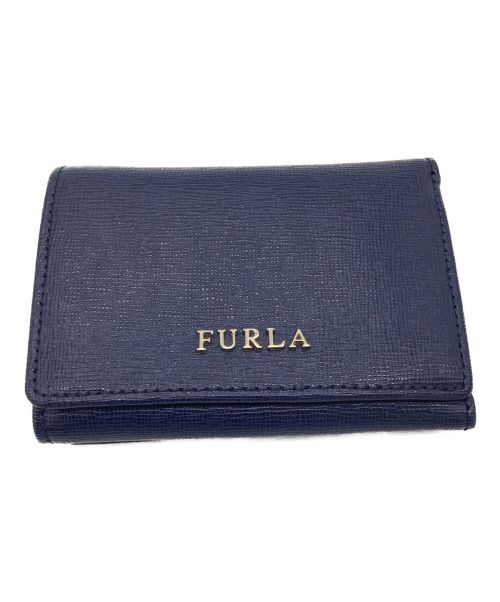FURLA（フルラ）FURLA (フルラ) コンパクトウォレット ネイビーの古着・服飾アイテム