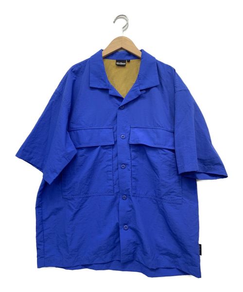 WILD THINGS（ワイルドシングス）WILD THINGS (ワイルドシングス) キャンプシャツ ブルー サイズ:Lの古着・服飾アイテム