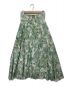 JILL STUART (ジルスチュアート) コットンライトスカート ホワイト×グリーン サイズ:M：3980円