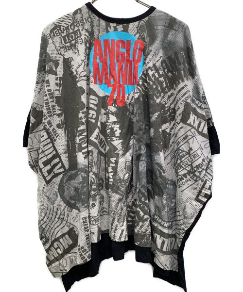 Vivienne Westwood ANGLOMANIA（ヴィヴィアンウエストウッド アングロマニア）Vivienne Westwood ANGLOMANIA (ヴィヴィアンウエストウッド アングロマニア) オーバーサイズカットソー ブラック サイズ:38の古着・服飾アイテム