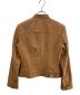 COLE HAAN (コールハーン) Women Zip Front Leather Moto Jacket ベージュ サイズ:XS：8800円
