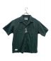 Schott（ショット）の古着「TC ストライプ ワークシャツ」｜グリーン×ホワイト
