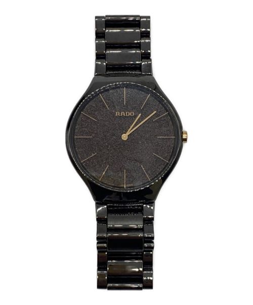 RADO（ラドー）RADO (ラドー) 腕時計 ブラックの古着・服飾アイテム