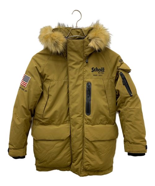 Schott（ショット）Schott (ショット) ダウンジャケット ブラウン サイズ:Sの古着・服飾アイテム