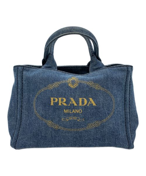 PRADA（プラダ）PRADA (プラダ) ハンドバッグ インディゴの古着・服飾アイテム