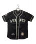 AVIREX（アヴィレックス）の古着「ベースボールシャツ」｜ブラック