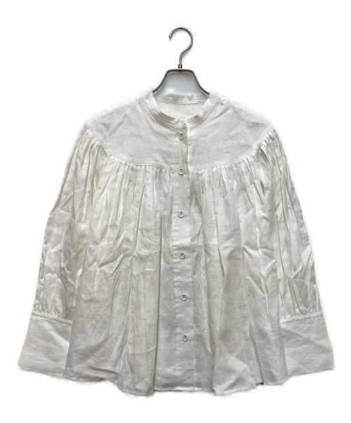 nop de nod（ノップドゥノッド）nop de nod (ノップドゥノッド) リネンシャツ ホワイト サイズ:M 未使用品の古着・服飾アイテム