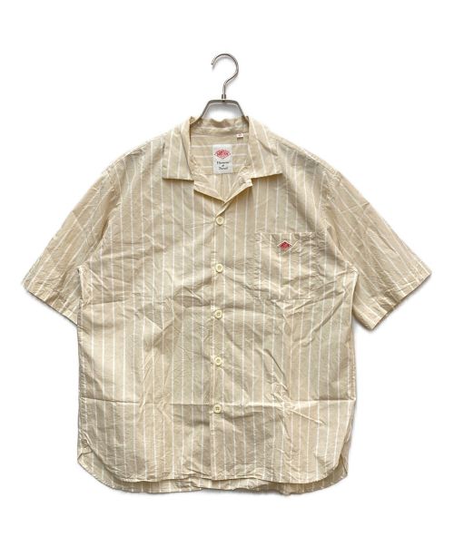 DANTON（ダントン）DANTON (ダントン) オープンカラーシャツ ベージュ サイズ:42の古着・服飾アイテム
