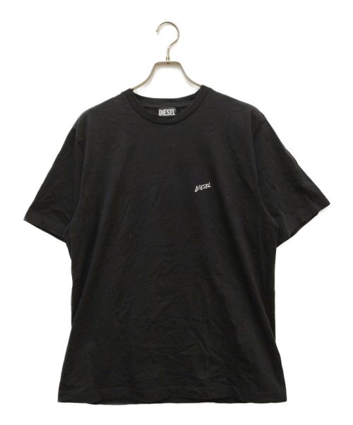 DIESEL（ディーゼル）DIESEL (ディーゼル) プリントTシャツ ブラック サイズ:XLの古着・服飾アイテム
