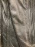 中古・古着 YeLLOW CORN (イエローコーン) レザーライダースジャケット ブラック サイズ:M：8800円