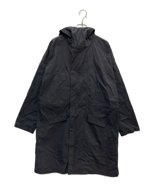 凌 SHINOGI（シノギ）凌 SHINOGI (シノギ) フーデッドコート ブラック サイズ:Mの古着・服飾アイテム