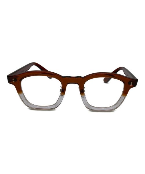 MEGANE ROCK（メガネロック）MEGANE ROCK (メガネロック) 眼鏡 クリア×ブラウンの古着・服飾アイテム