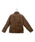 KAPITAL (キャピタル) 裏ボアワークジャケット ブラウン サイズ:S：9800円