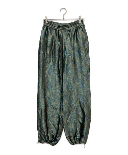 ticca（ティッカ）ticca (ティッカ) キュプラジャガード パンツ グリーン サイズ:F 未使用品の古着・服飾アイテム
