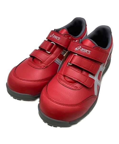 asics（アシックス）asics (アシックス) 安全靴 レッド サイズ:25.5㎝ 未使用品の古着・服飾アイテム