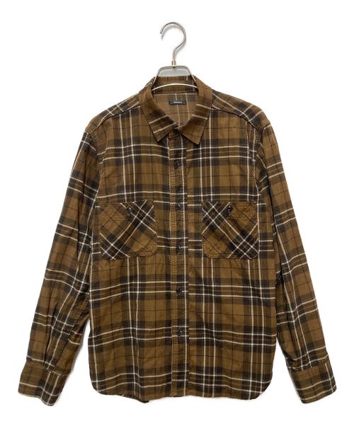 Denham（デンハム）Denham (デンハム) チェックシャツ ブラウン サイズ:Sの古着・服飾アイテム