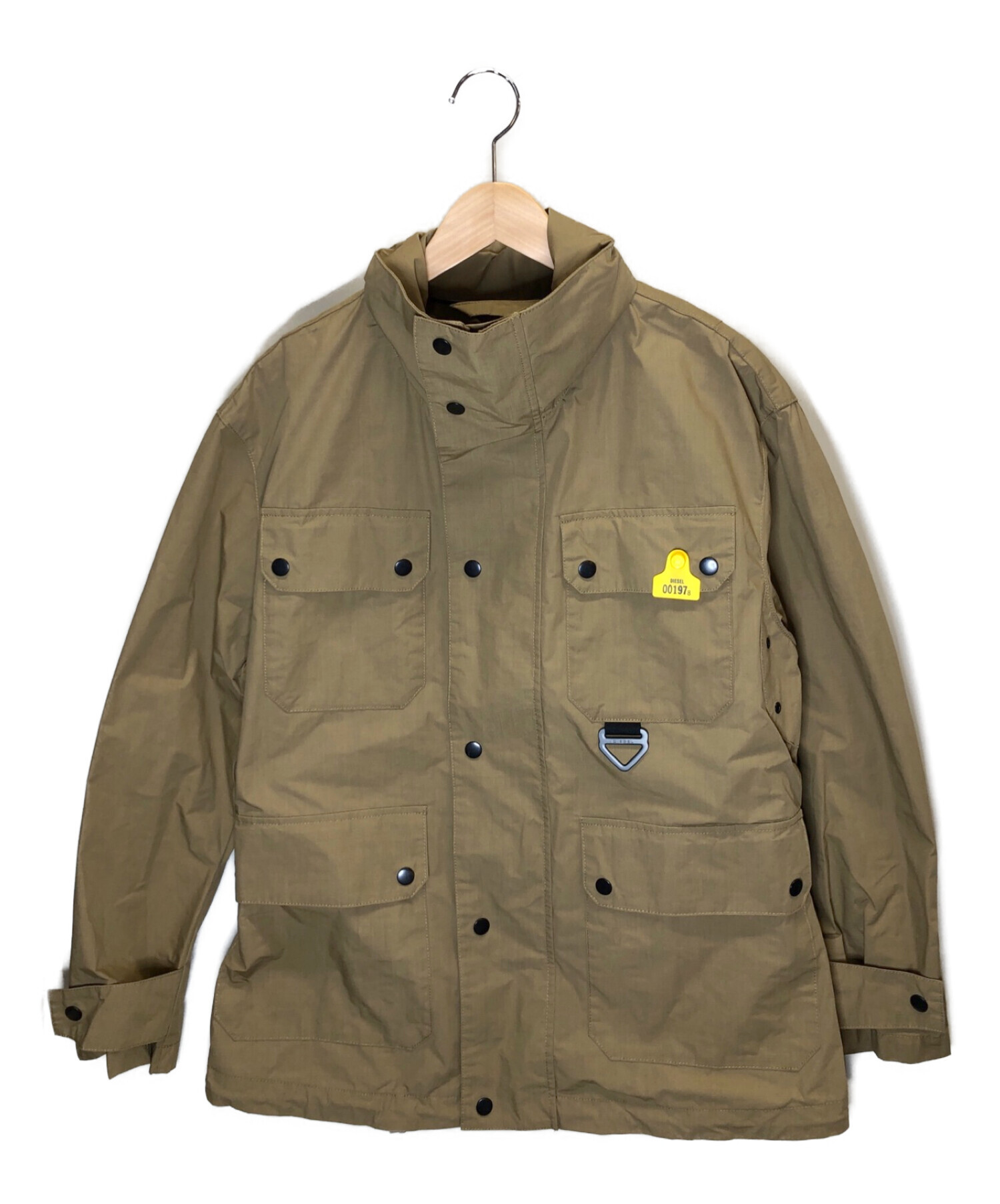 DIESEL (ディーゼル) Techno Poplin Field Jacket カーキ サイズ:XS