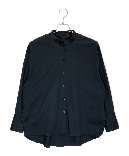 RIM.ARK（リムアーク）RIM.ARK (リムアーク) スリーブタックワイドシャツ ネイビー サイズ:36の古着・服飾アイテム