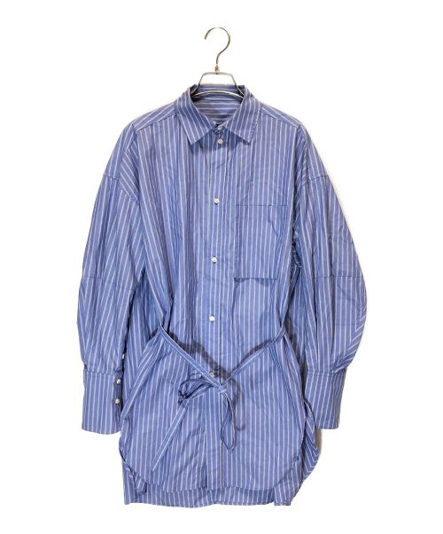 MAISON SPECIAL（メゾンスペシャル）MAISON SPECIAL (メゾンスペシャル) オーバーチュニックシャツ スカイブルー サイズ:FREEの古着・服飾アイテム