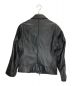 BEAUTY&YOUTH (ビューティアンドユース) シープダブルライダースジャケット ブラック サイズ:M：10000円