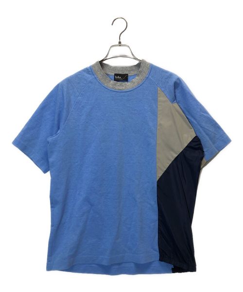 KOLOR（カラー）KOLOR (カラー) 半袖カットソー ブルー×グレー×ネイビー サイズ:1の古着・服飾アイテム