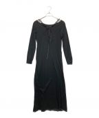 MURRALミューラル）の古着「long sleeve dress」｜ブラック