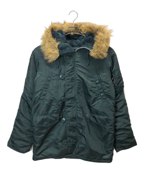 ALPHA（アルファ）ALPHA (アルファ) N-3Bフライトジャケット グリーン サイズ:Ｍの古着・服飾アイテム