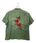 CALEE (キャリー) オープンカラーシャツ グリーン サイズ:Ｌ：12800円