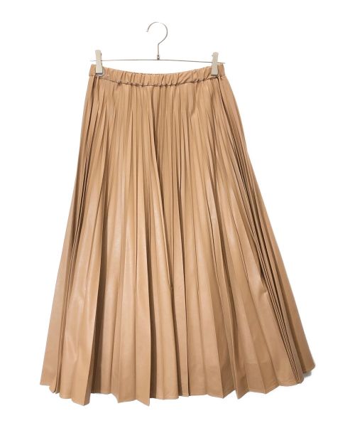 PINORE（ピノーレ）PINORE (ピノーレ) プリーツスカート ブラウン サイズ:40 未使用品の古着・服飾アイテム