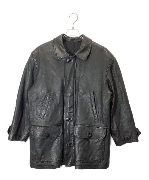 D'URBAN（ダーバン）D'URBAN (ダーバン) レザージャケット ブラック サイズ:SIZE48の古着・服飾アイテム