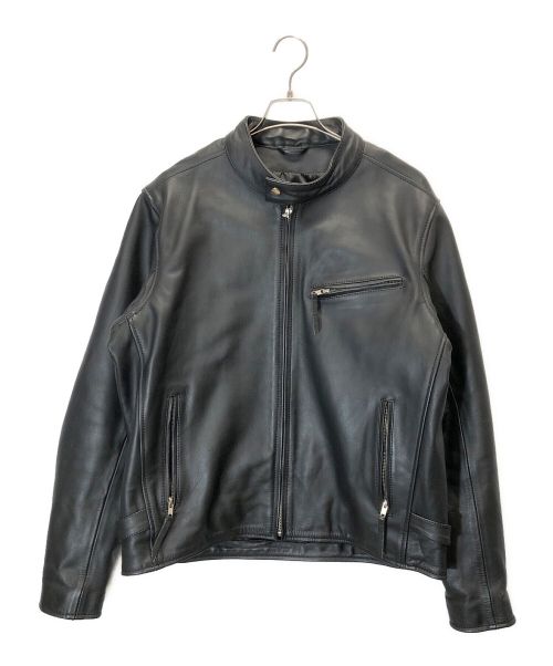 mo-lawz（モローズ）mo-lawz (モローズ) ライダースジャケット ブラック サイズ:3Ｌの古着・服飾アイテム