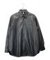 CCU（シーシーユー）の古着「REGULAR COLLAR SHIRT (レギュラーカラーシャツ)」｜ブラック