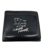 IL BISONTEイル ビゾンテ）の古着「2つ折り財布」｜ブラック