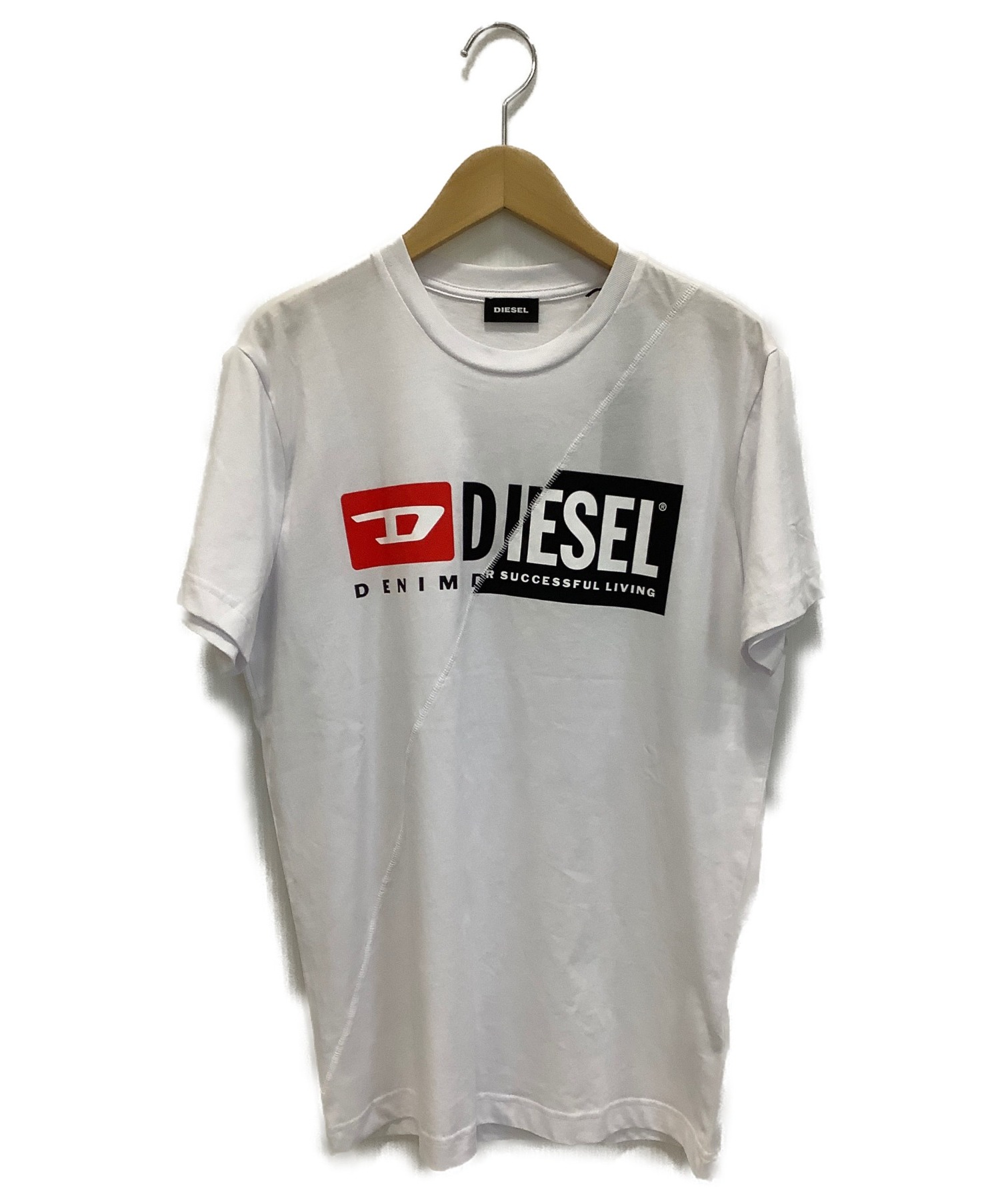 DIESEL (ディーゼル) Tシャツ ホワイト サイズ:M 未使用品 夏物