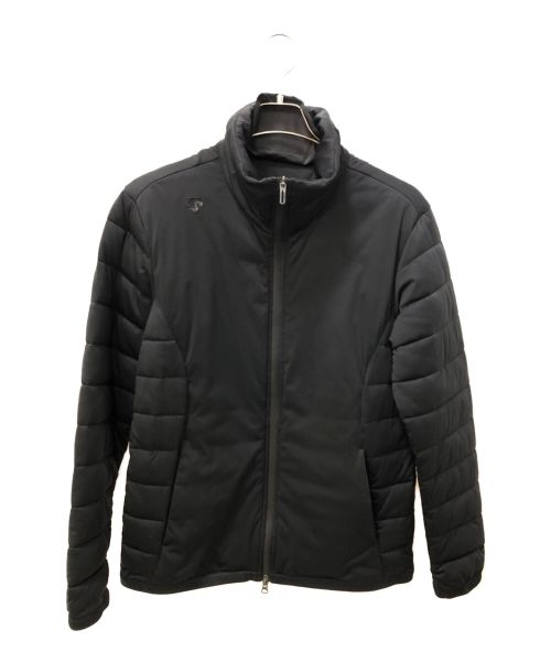 DESCENTE（デサント）DESCENTE (デサント) ニットパディング中綿ジャケット ブラック サイズ:Lの古着・服飾アイテム
