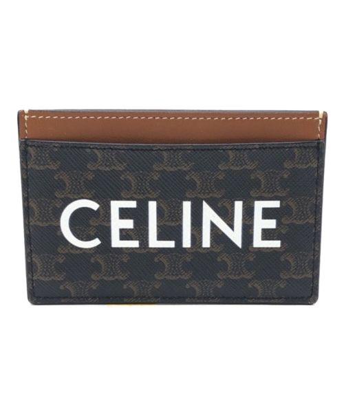 CELINE（セリーヌ）CELINE (セリーヌ) パスケース ブラウンの古着・服飾アイテム
