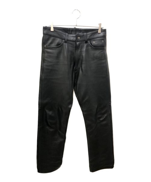KUSHITANI（クシタニ）KUSHITANI (クシタニ) レザーパンツ ブラック サイズ:Lの古着・服飾アイテム