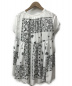 sacai (サカイ) バンダナプリントTシャツ ホワイト×ブラック サイズ:1 夏物 リネン55%：12800円