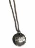 Christian Dior (クリスチャン ディオール) ロゴプレートネックレス シルバーカラー サイズ:-：3980円