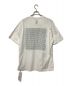 OAMC (オーエーエムシー) プリントTシャツ ホワイト×ブラック サイズ:XL 未使用品：3980円