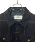 COACH (コーチ) キルテッドプラッドシャツジャケット ネイビー サイズ:M 未使用品：22800円