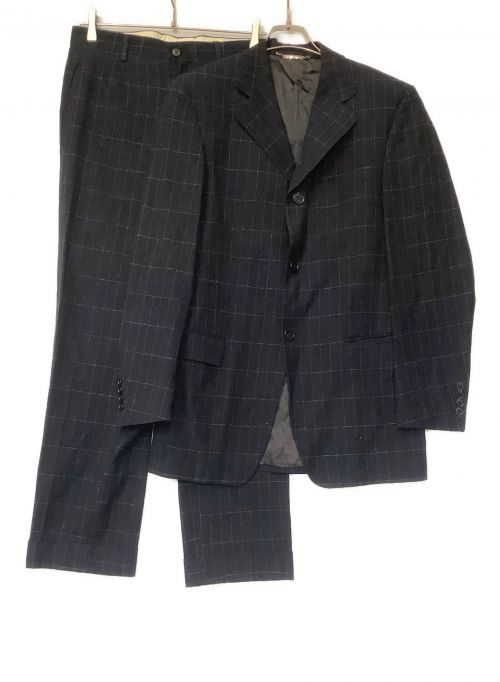 DOLCE & GABBANA（ドルチェ＆ガッバーナ）DOLCE & GABBANA (ドルチェ＆ガッバーナ) セットアップスーツ ネイビー サイズ:Mの古着・服飾アイテム